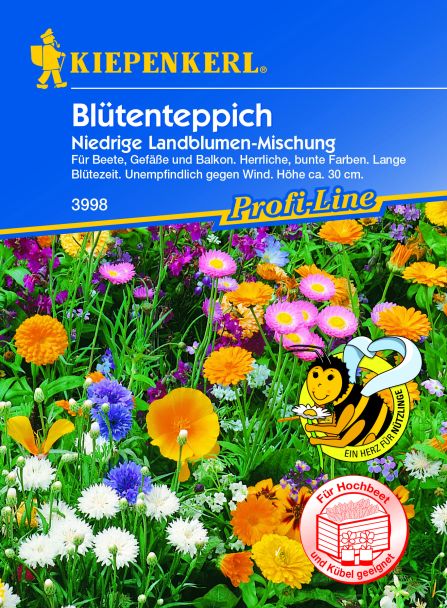 'Blütenteppich' Niedrige Landblumen-Mischung
