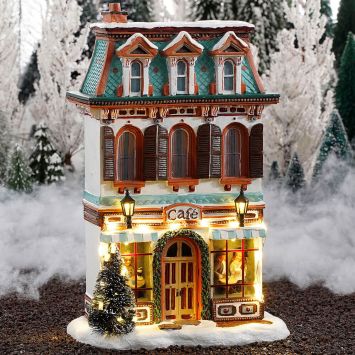 LuVille Café mit Tannenbaum
