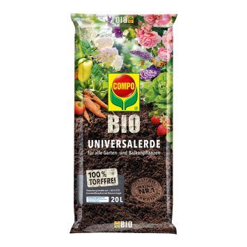 COMPO Bio Universal-Erde torffrei - 20 Liter Beutel (1 L / € 0,47)