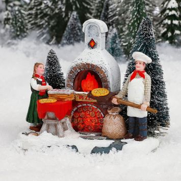LuVille Pizzaofen im Freien, batteriebetrieben