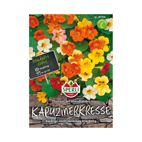Kapuzinerkresse 'Diamant des Abendlandes'