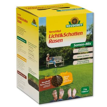 TerraVital® 'Licht&SchattenRasen' Samen-Mix 3 kg (1 kg / € 13,33)