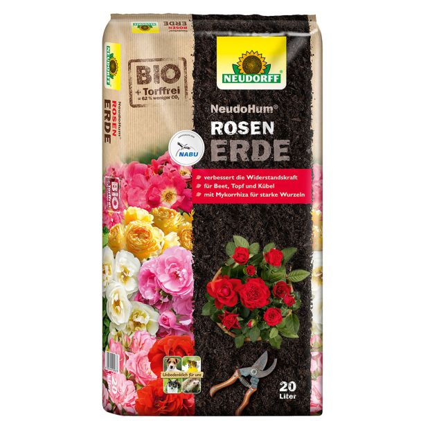 NeudoHum® Rosen-Erde 20 Liter (1 Liter / € 0,45)