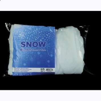 Lichthaus-Zubehör: Schneedecke aus schwer entflammbarem Polyester (100x100cm)