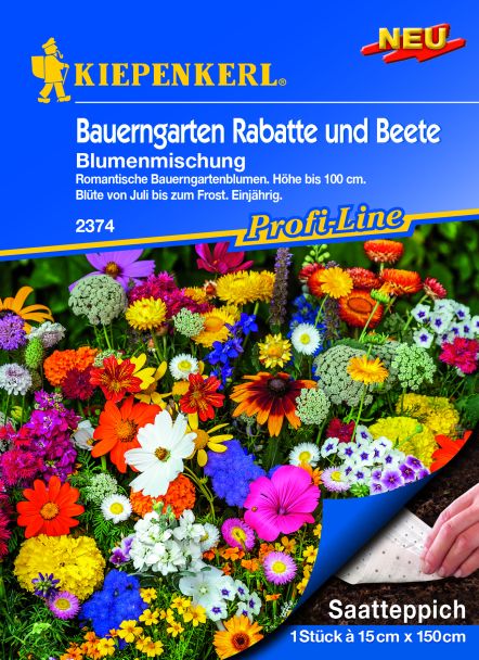 Blumenmischung Bauerngarten (Saatteppich)