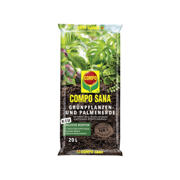 Compo SANA® Grünpflanzen- und Palmenerde 20 Liter (1 L / € 0,48)