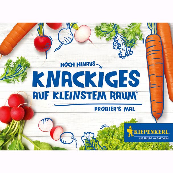 Kiepenkerl Hoch hinaus - Knackiges auf kleinstem Raum