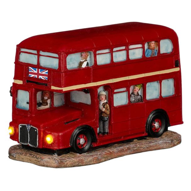 Doppeldeckerbus (rot, batteriebetrieben)