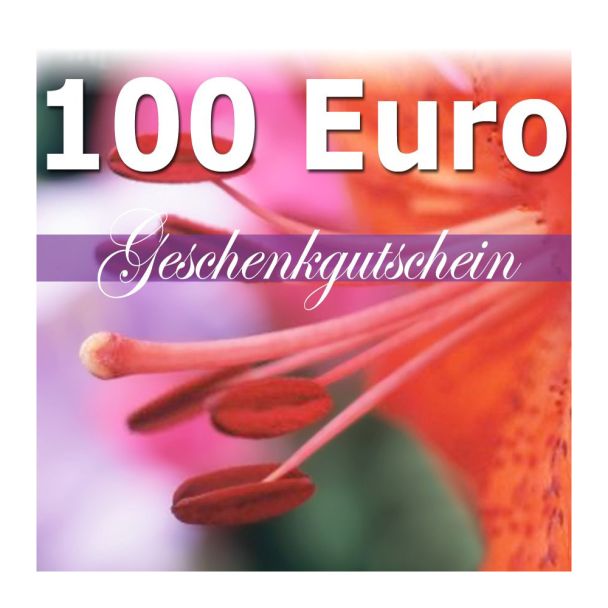 Geschenk-Gutschein, Wert 100 Euro