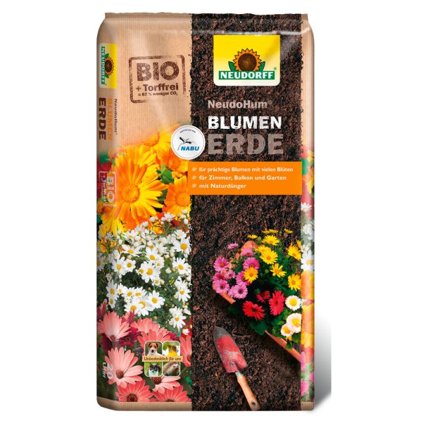 NeudoHum® Blumenerde 20 Liter (1 l / € 0,32)