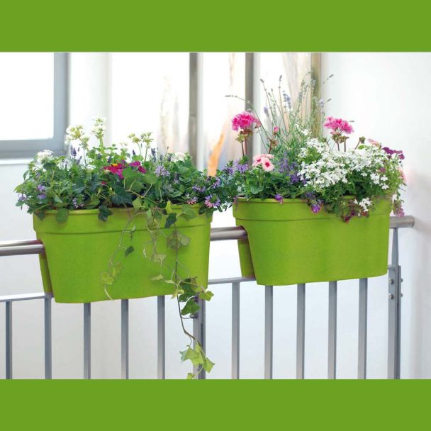 Flowerclip XL, 2er Set, grün