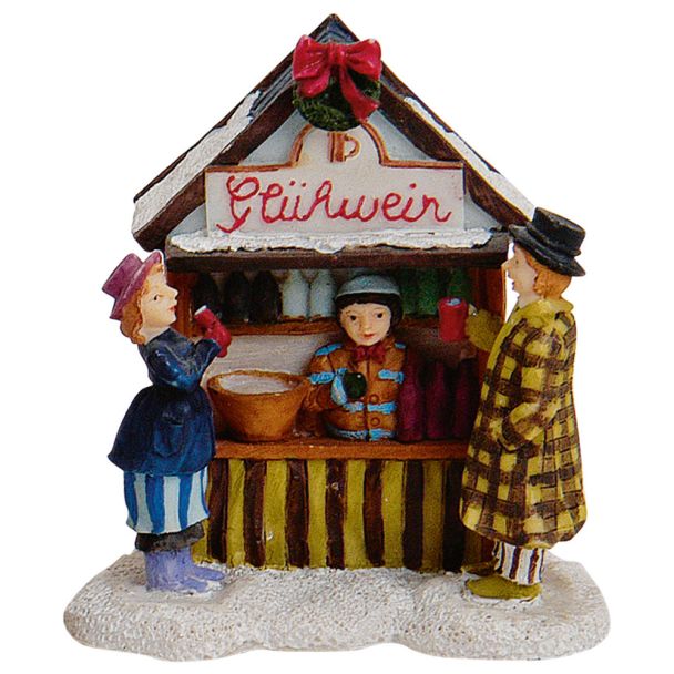 Lichthaus-Zubehör: Miniatur-Weihnachtsfiguren für den Glühweinstand