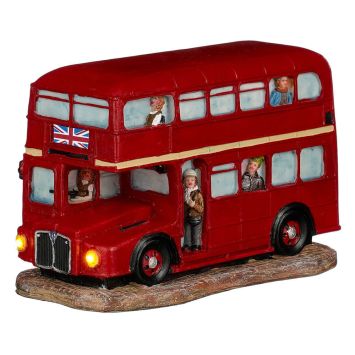 Doppeldeckerbus (rot, batteriebetrieben)