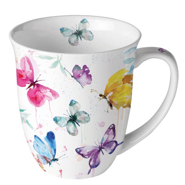 Tasse Schmetterlinge (0,4 Liter)