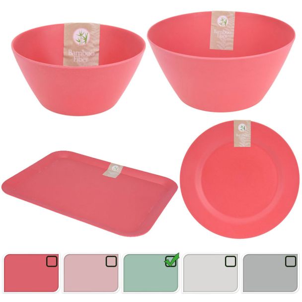 Ess-Set mit Tablett Türkis