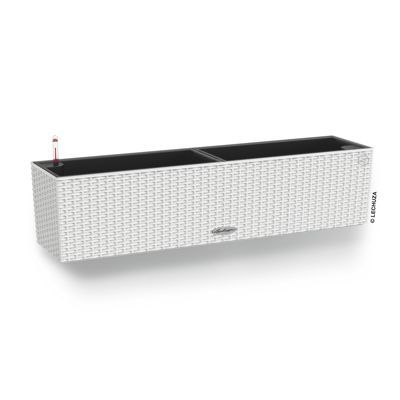 LECHUZA® BALCONERA Cottage (15610) All-in-One Set, 80 cm, weiß
