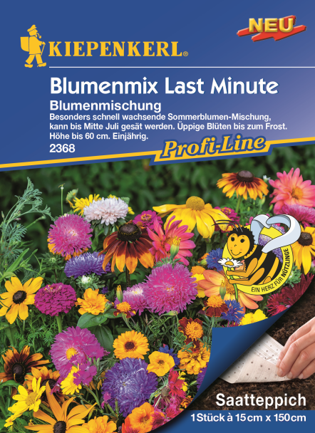 Blumenmix Last Minute Saatteppich