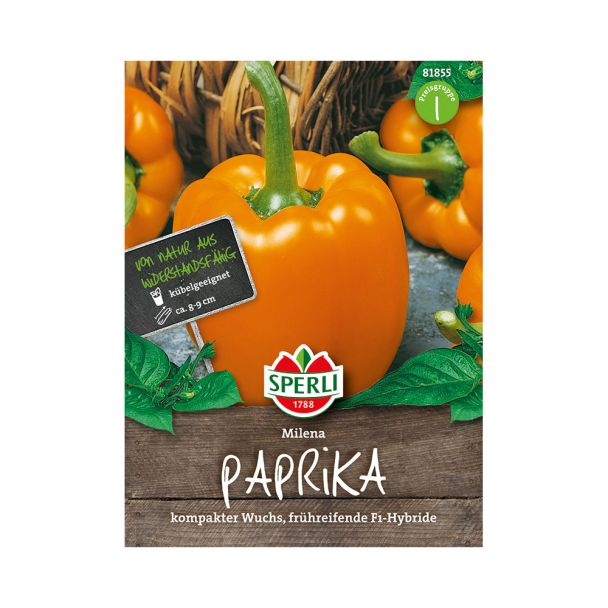 Paprika 'Milena' F1 Gelb-Orange