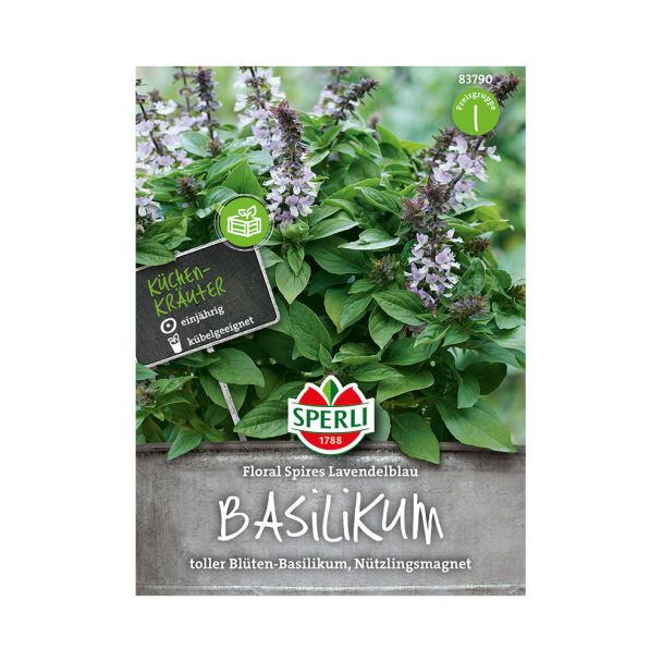 Basilikum 'Floral Spires Lavendelblau'