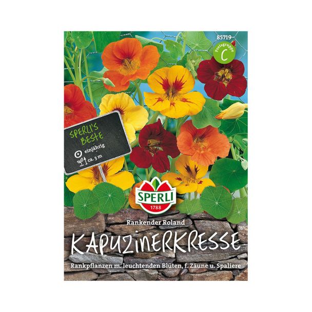 Kapuzinerkresse 'Rankender Roland'