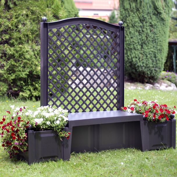 Gartenbank 'Kopenhagen' in Anthrazit