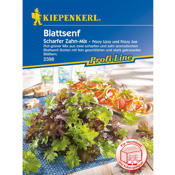 Blattsenf 'Scharfer Zahn-Mix'