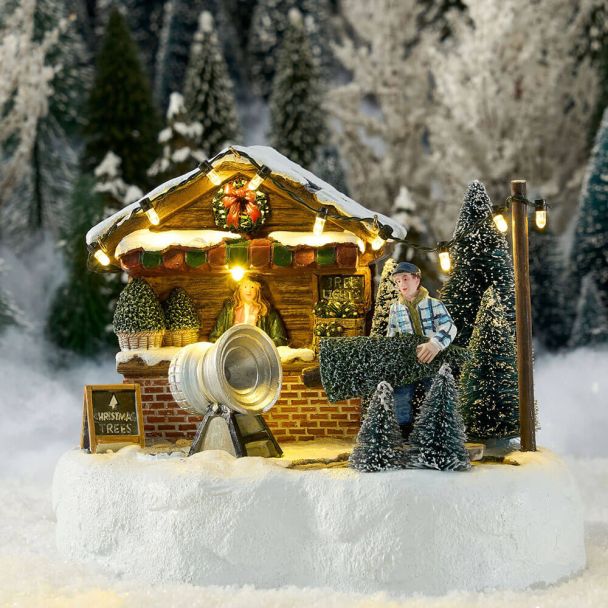 Weihnachtsbaumverkauf (batteriebetrieben)