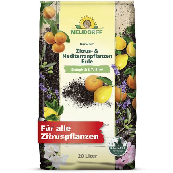 Zitrus und MediterranpflanzenErde 20 Ltr. (1 l / € 0,50)