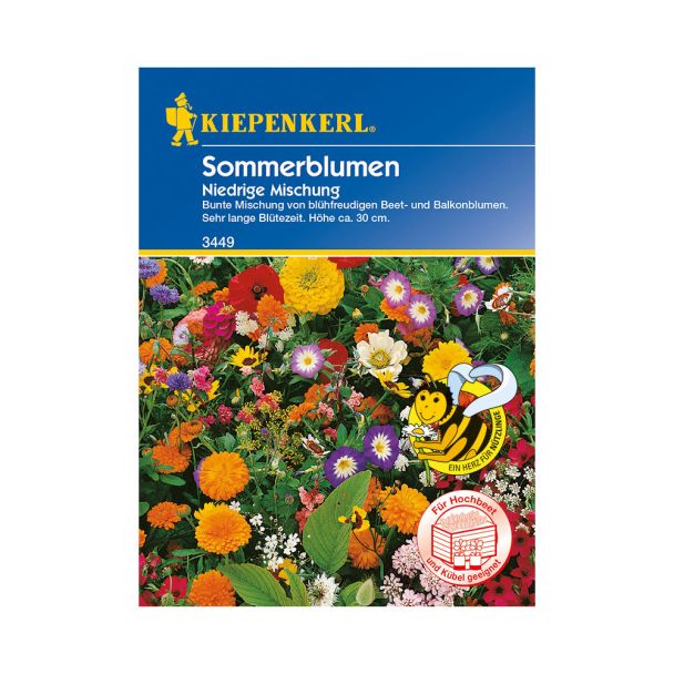 Sommerblumen 'Niedrige Mischung'