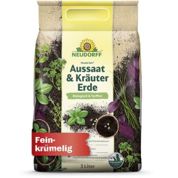 NeudoHum® 'Aussaat- & Kräuter-Erde' 3 Liter (1 L / € 1,66)