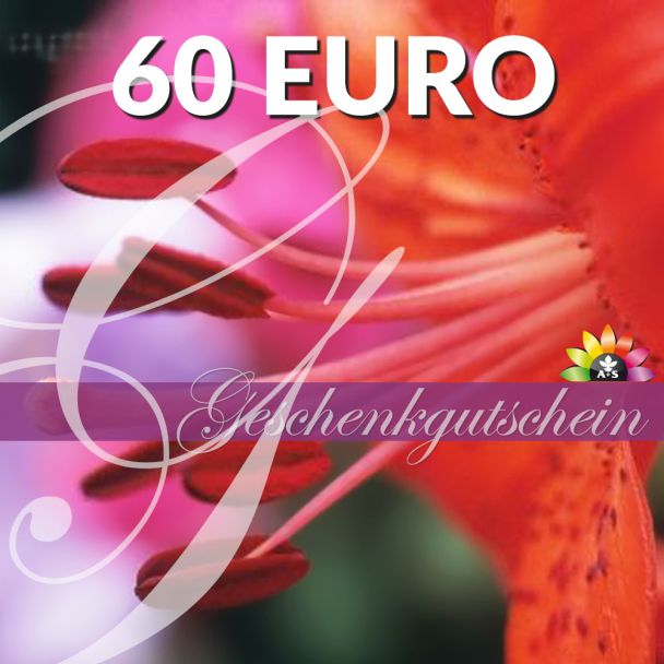Geschenk-Gutschein, Wert 60 Euro Flower Power