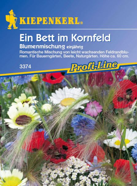 Ein Bett im Kornfeld 'Blumenmischung einjährig'
