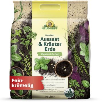 NeudoHum® 'Aussaat- & Kräuter-Erde' 10 Liter (1 L / € 0,70)