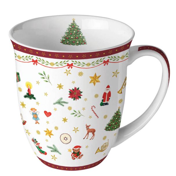 Tasse Weihnachtsornamente (0,4 Liter)