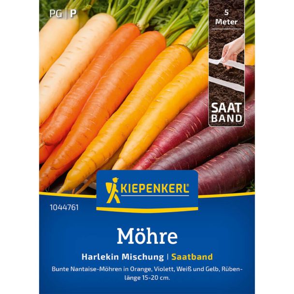 Saatband Möhren Harlekin Mischung, F1