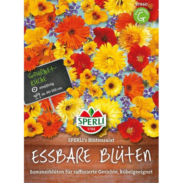 Essbare Blumen 'SPERLI´s Blütensalat'
