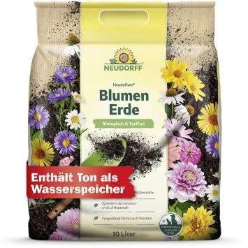 NeudoHum® Blumenerde 10 Liter (1 L / € 0,70)