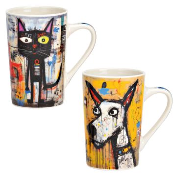 Tassen-Set „Hund & Katze“