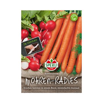 Möhren-Radies-Kombination (Saatband)