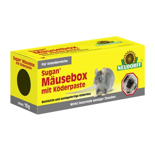 Sugan® Mäuse Box mit Köder Paste