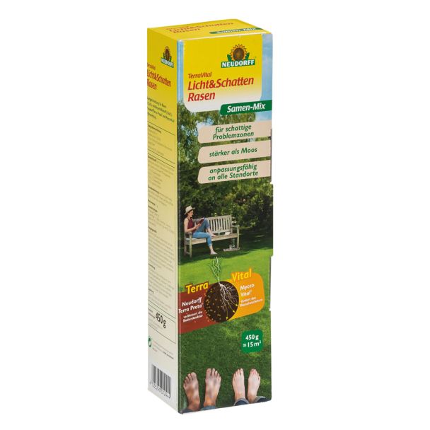 TerraVital® 'Licht&SchattenRasen' Samen-Mix 450 g (1 kg / € 33,31)