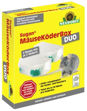 Neudorff Sugan® MäuseKöderBox DUO