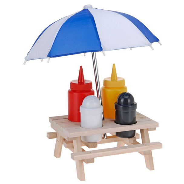 Picknicktisch Menage Set, 6-tlg.