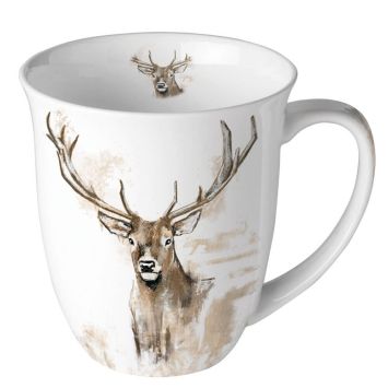 Tasse Hirschgeweih (0,4 Liter)