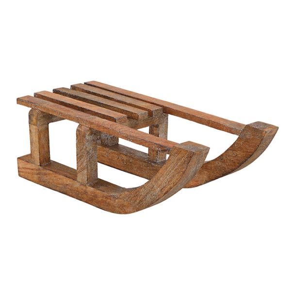 Schlitten aus Mangoholz