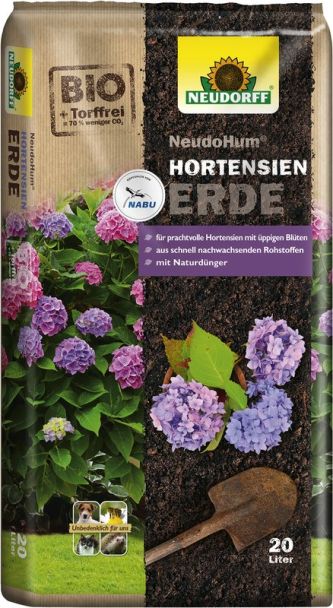 NeudoHum® HortensienErde, 20 Liter