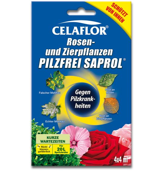 Celaflor® Rosen- und Zierpflanzen Pilzfrei Saprol, 4 x 4 ml