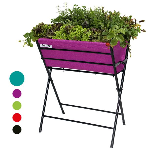 Hochbeet 'VegTrug', poppy türkis (65 x 40 x 79 cm)
