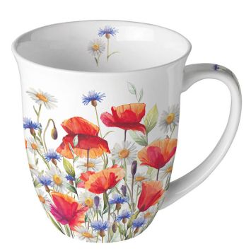 Tasse Klatschmohn (0,4 Liter)