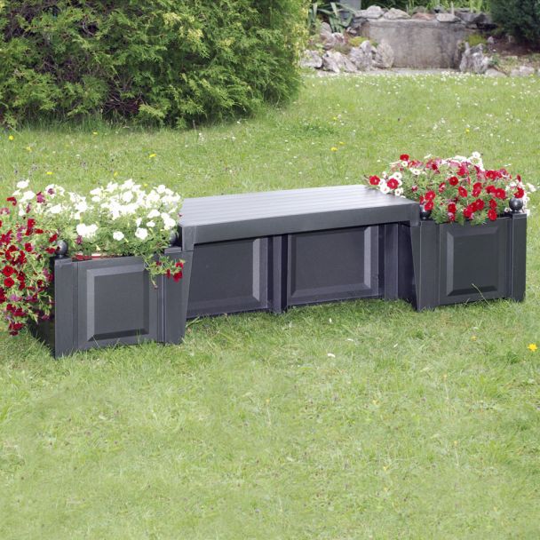 Gartenbank 'Berlin' in Anthrazit
